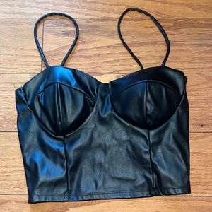 Pleather Top